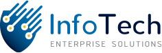 InfoTech logo that is in the website header.